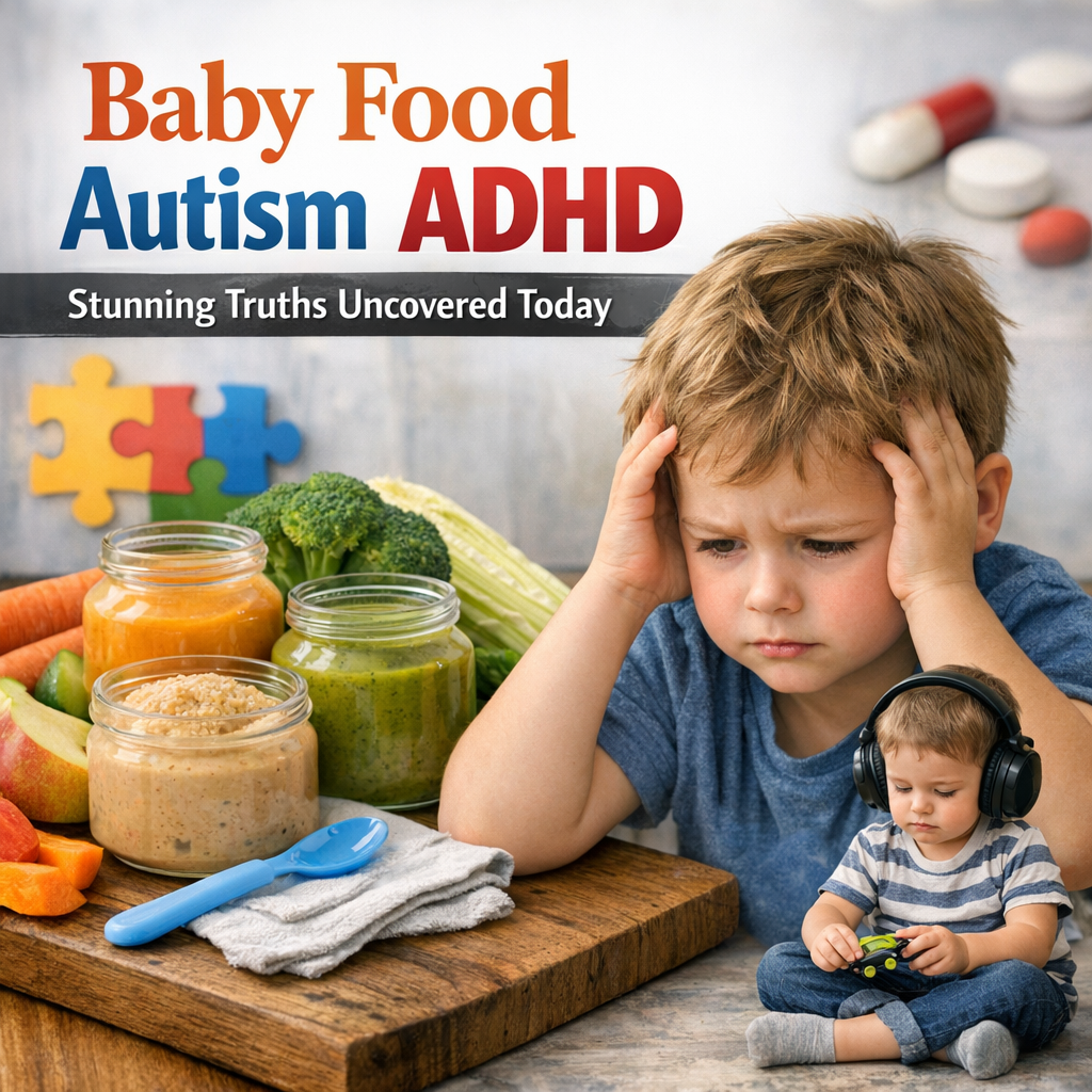 Illustration of Baby Food Autism ADHD: Stunning Truths Uncovered Today