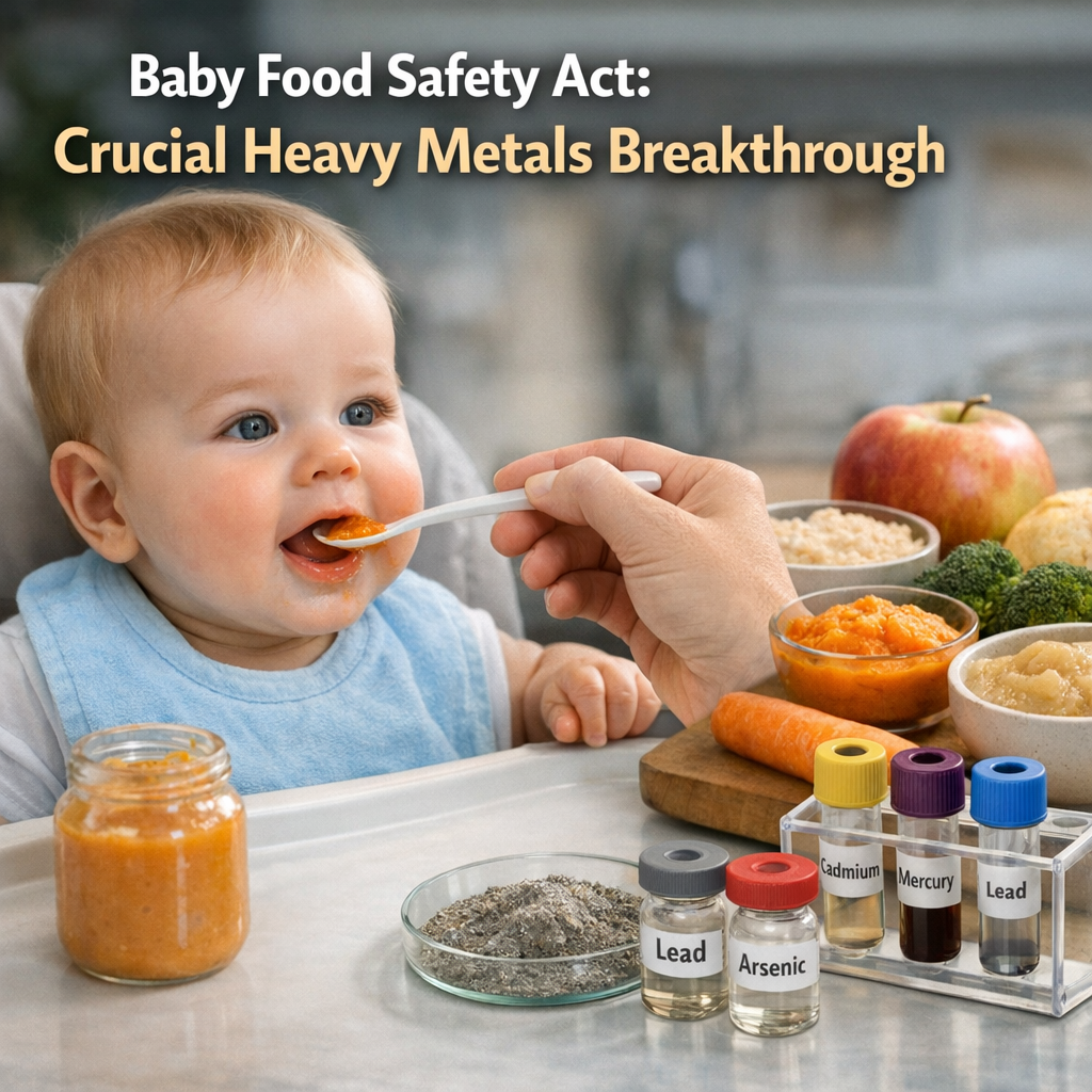 Illustration of Baby Food Safety Act: Crucial Heavy Metals Breakthrough