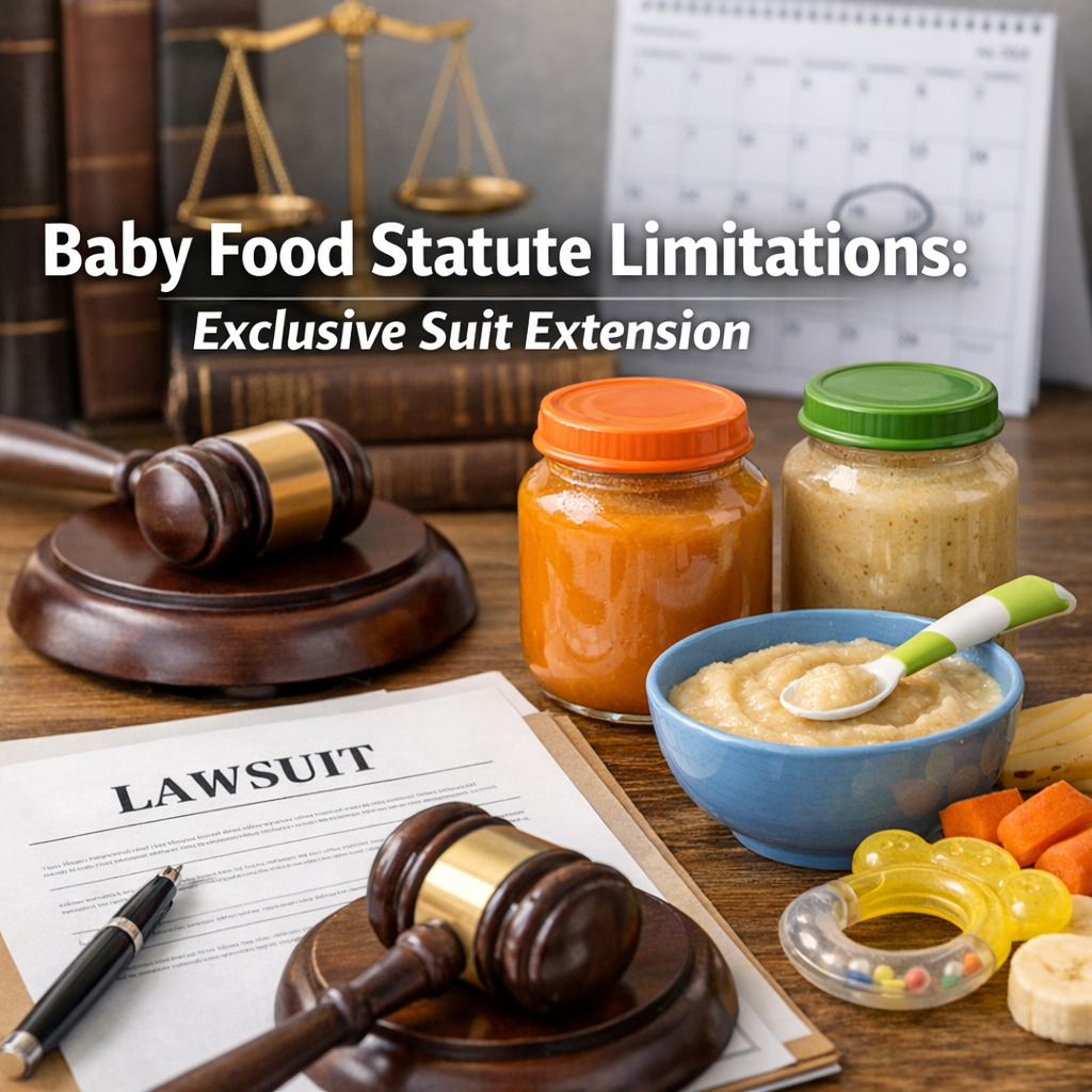 Illustration of Baby Food Statute Limitations: Exclusive Suit Extension