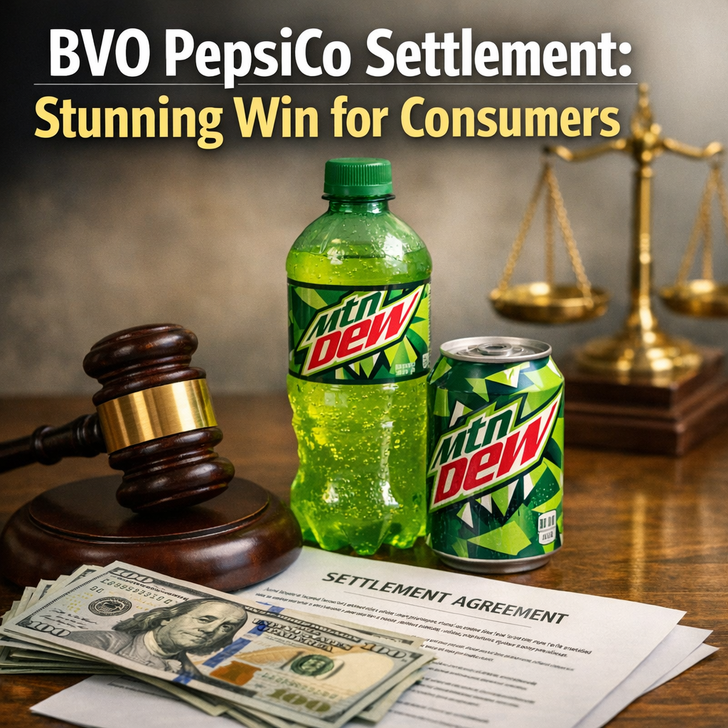 Illustration of BVO PepsiCo Settlement: Stunning Win for Consumers