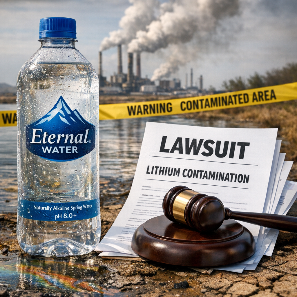 eternal water lithium arsenic illustration for Eternal Water Lithium Lawsuit: Shocking Contamination Revelations