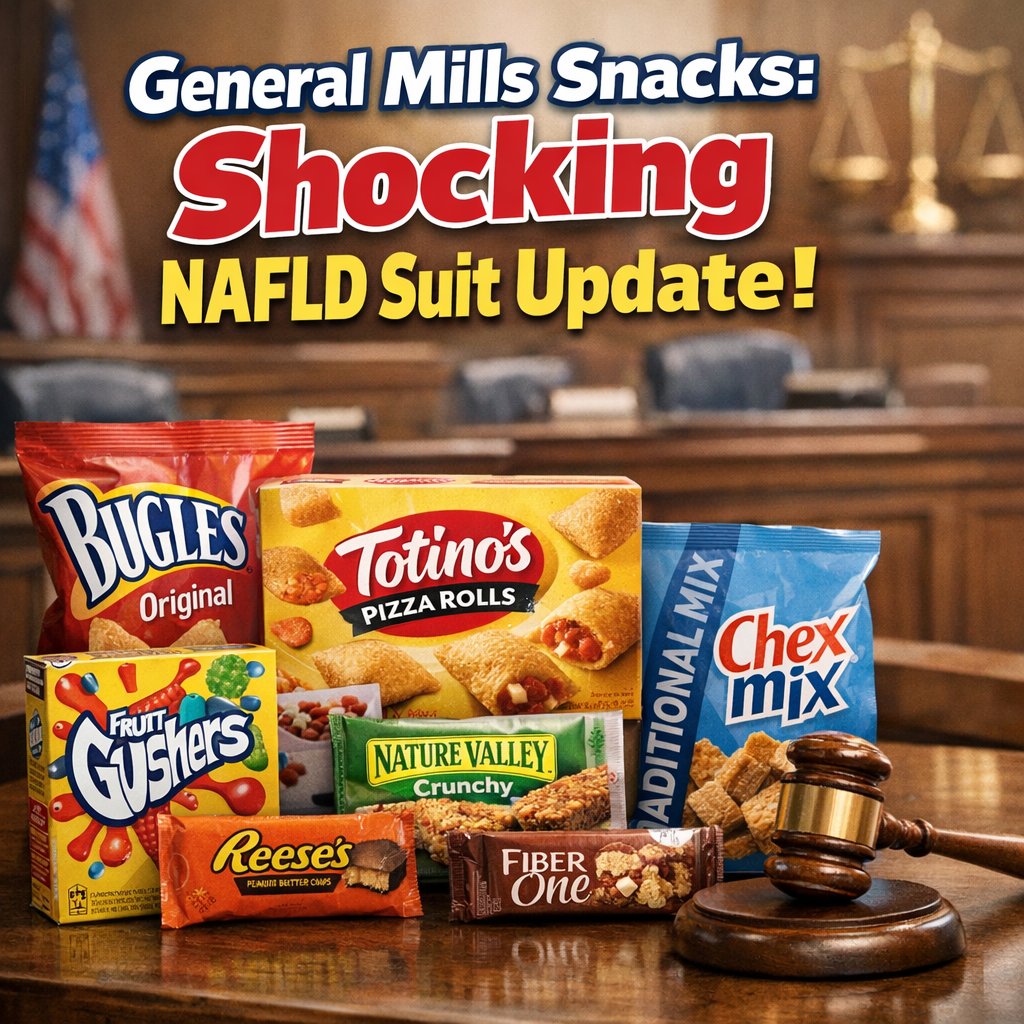 Illustration of General Mills Snacks: Shocking NAFLD Suit Update!