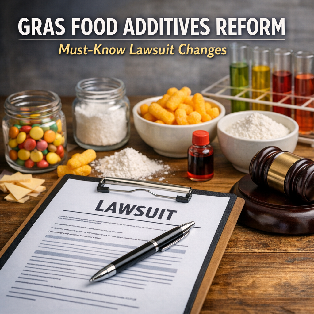 Illustration of GRAS Food Additives Reform: Must-Know Lawsuit Changes