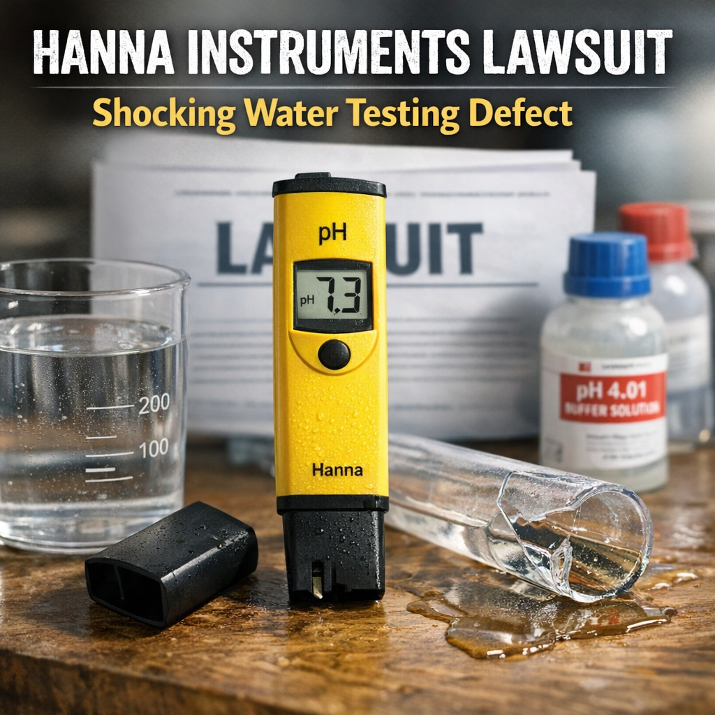 Illustration of Hanna Instruments Lawsuit: Shocking Water Testing Defect