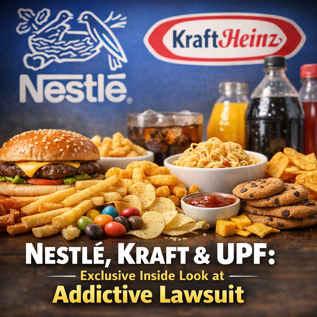 Illustration of Nestle Kraft UPF: Exclusive Inside Look at Addictive Lawsuit