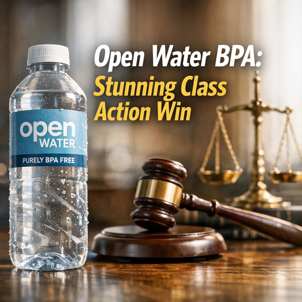 Illustration of Open Water BPA: Stunning Class Action Win