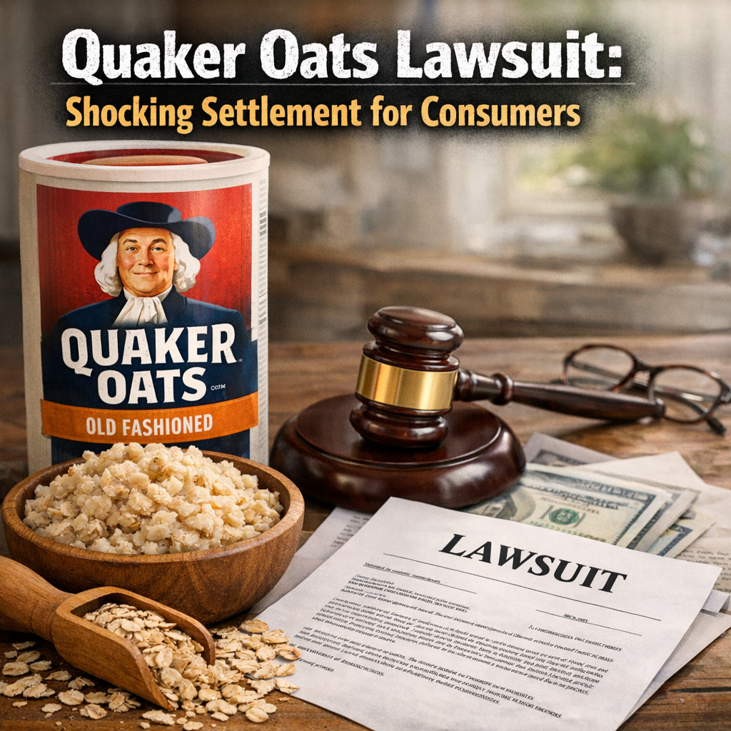 Illustration of Quaker Oats Lawsuit: Shocking Settlement for Consumers