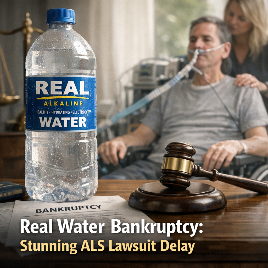 real water bankruptcy als illustration for Real Water Bankruptcy: Stunning ALS Lawsuit Delay
