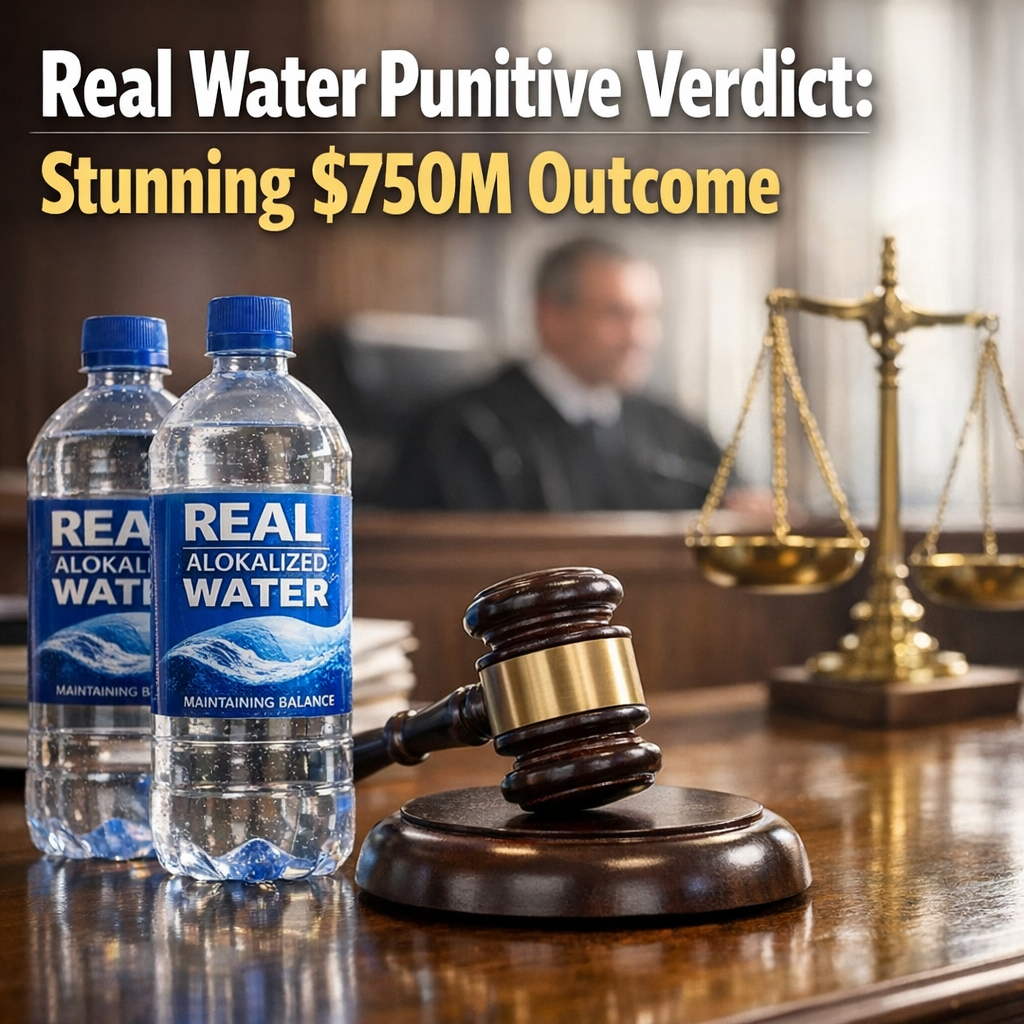 Illustration of Real Water Punitive Verdict: Stunning $750M Outcome