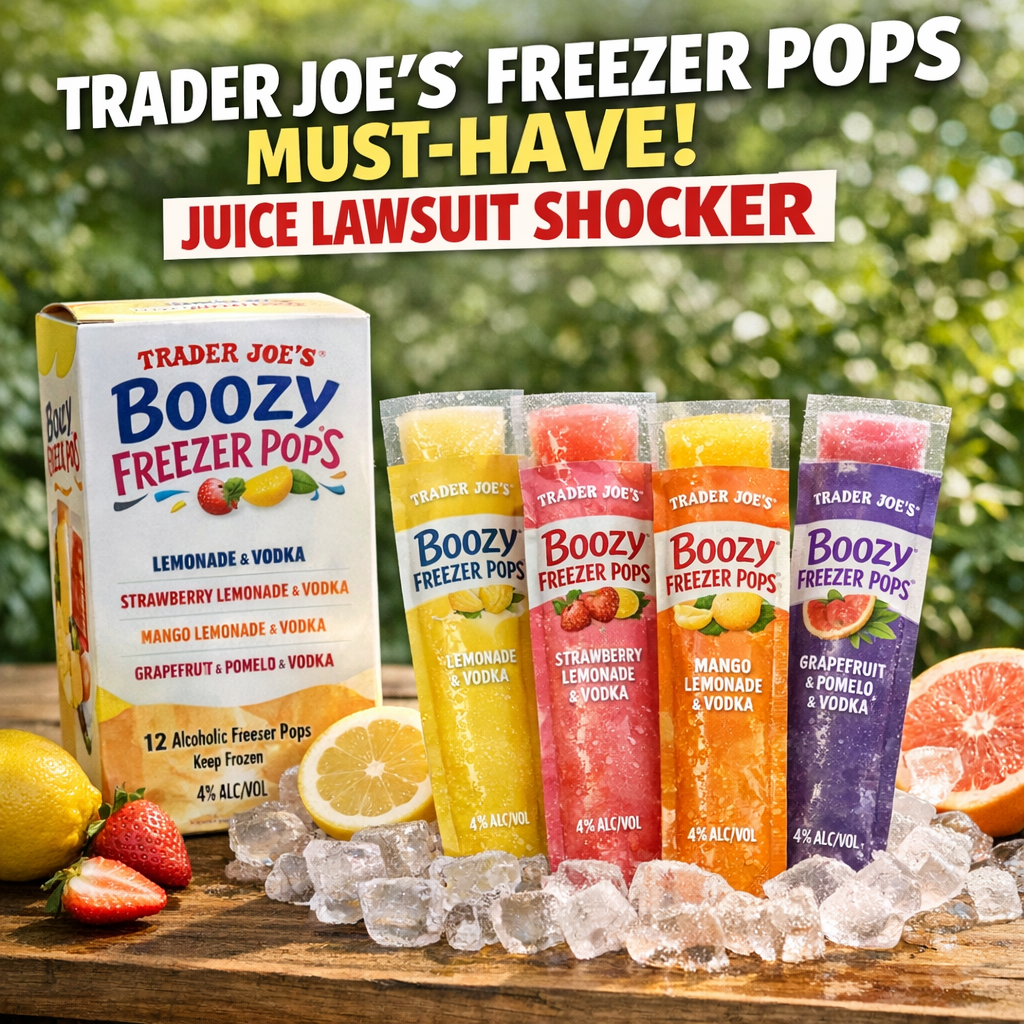 Illustration of Trader Joe’s Freezer Pops Must-Have! Juice Lawsuit Shocker