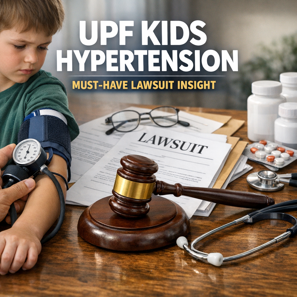 Illustration of UPF Kids Hypertension: Must-Have Lawsuit Insight
