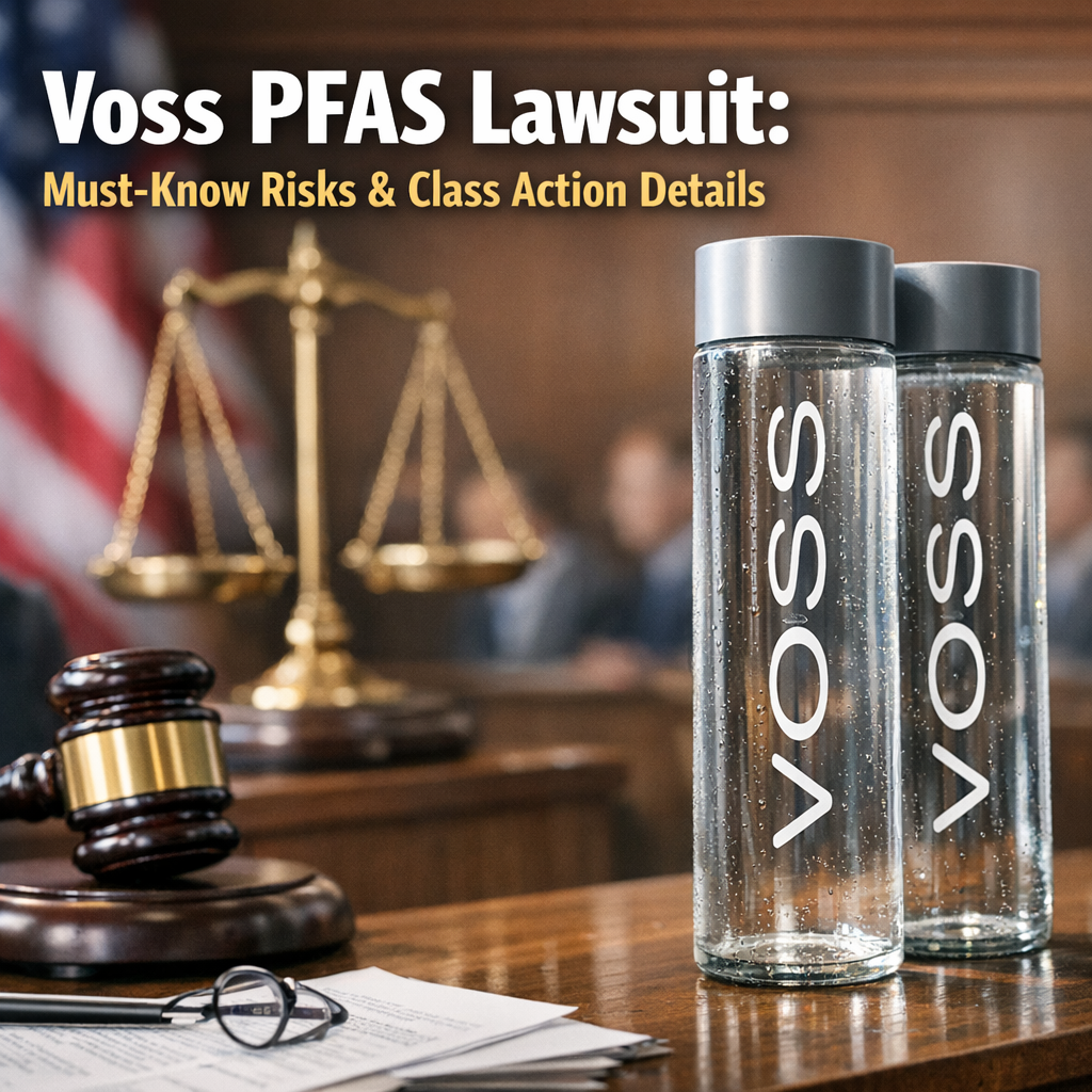 Illustration of Voss PFAS Lawsuit: Must-Know Risks & Class Action Details