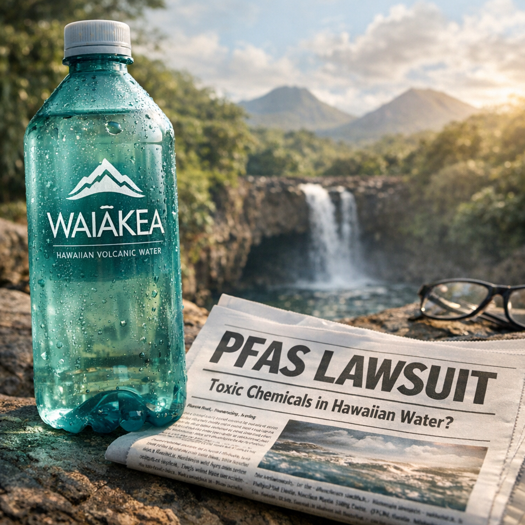 Illustration of Waiakea PFAS Lawsuit: Stunning Truth About Hawaiian Water