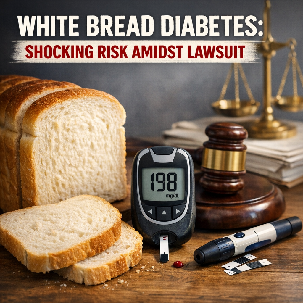 Illustration of White Bread Diabetes: Shocking Risk Amidst Lawsuit